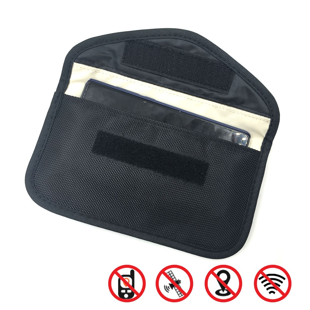1pcs Signal Blocking Bag Car Fob Signal Blocker Faraday Bag Signal Blocking Bag Shielding Pouch Wallet Case for Car Key