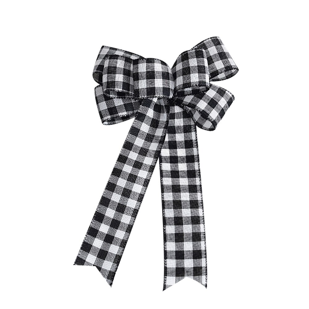 1pc Perfect Handmade Christmas Bow Ribbon Decoration to Beautify Christmas Trees Door: 1C(30x20cm)