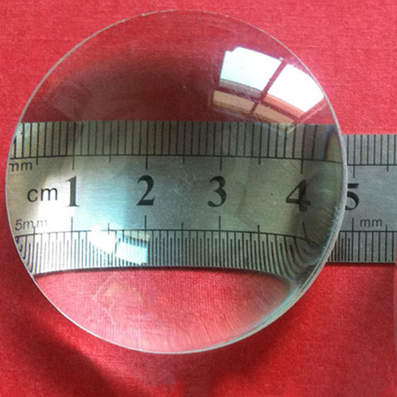 1pc Double Convex Lens Dia 50mm Focal Length 50mm Optics Glass Biconvex Lens Magnifying Glass Lenses