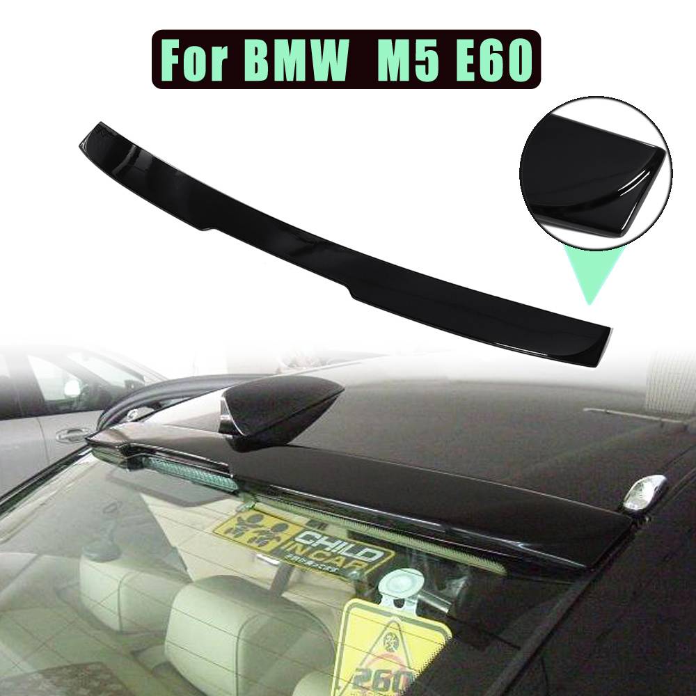 Para BMW M5 E60 alerón de techo 2006 de 520 525li 528li Material ABS alerón trasero de coche con imprimación de Color trasera alerón de techo de