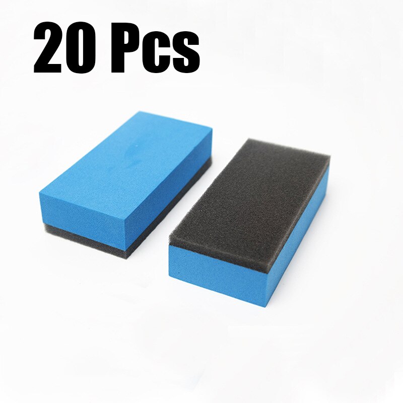 2/5/10/20Pcs Auto Keramische Coating Eva Spons Glas Nano Wax Jas Applicator Pads 7.5*5*1.5Cm Auto Cleaning Tools: 20 pieces