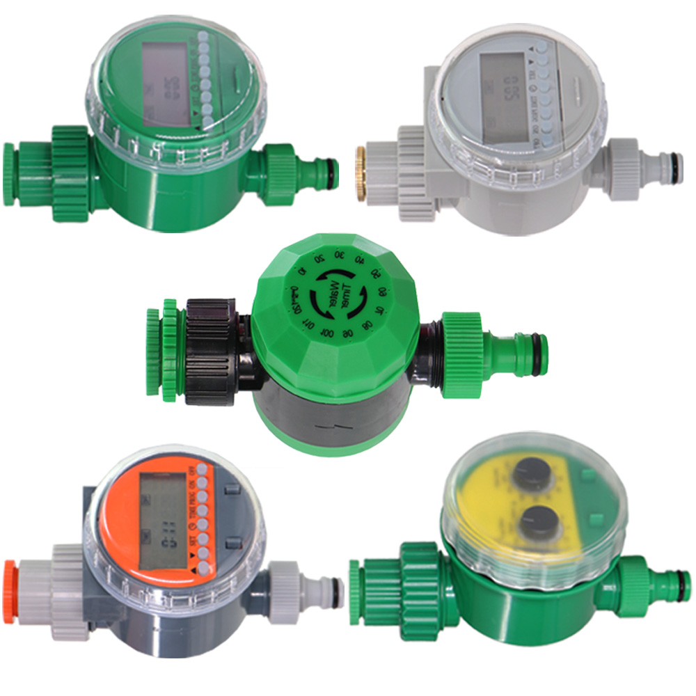 Tuin Watering Timer Elektronische Automatische Strooi Systeem Lcd Liquid Crystal Display Regen Sensor Solar Irrigatie Controller