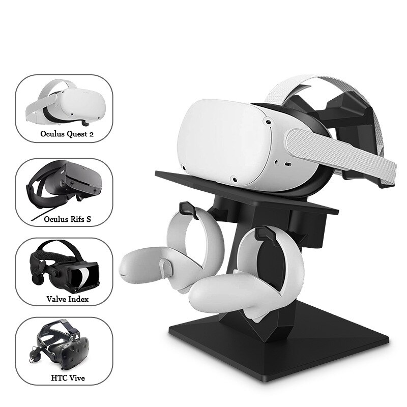 VR Stand For Meta Quest 2 Rift S Quest Valve Index HP Reverb G2 VR Accessories Headset and Touch Controllers Display Stand