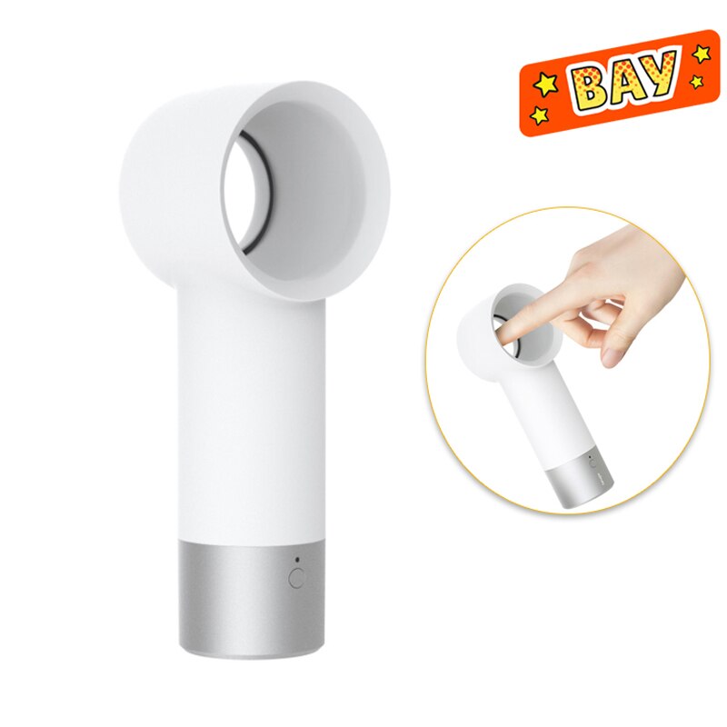 Portable Wireless Bladeless Fan Cordless Fans Air Cooler Fan Mini Handheld Fan Mini Cooler Fan Air Conditioner Handy Fan