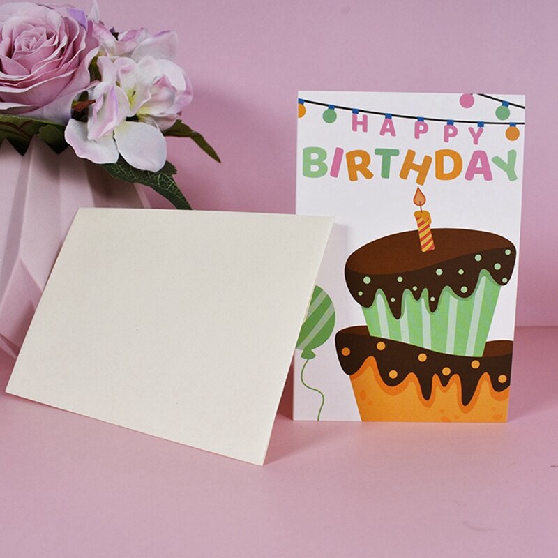 24 Stck Glücklich Geburtstag Karten, Grußkarten Geburtstag Mit Aufkleber Und Umschläge Sortiment-4,3X6,3 Zoll Einzelhandel