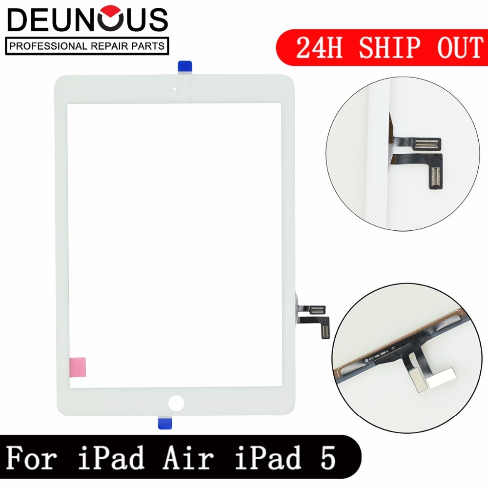 Voor Ipad Air 1 Ipad 5 Touch Screen Digitizer Geen Home-Knop Voor Glas Touch Panel Display Vervanging A1474 a1475 A1476