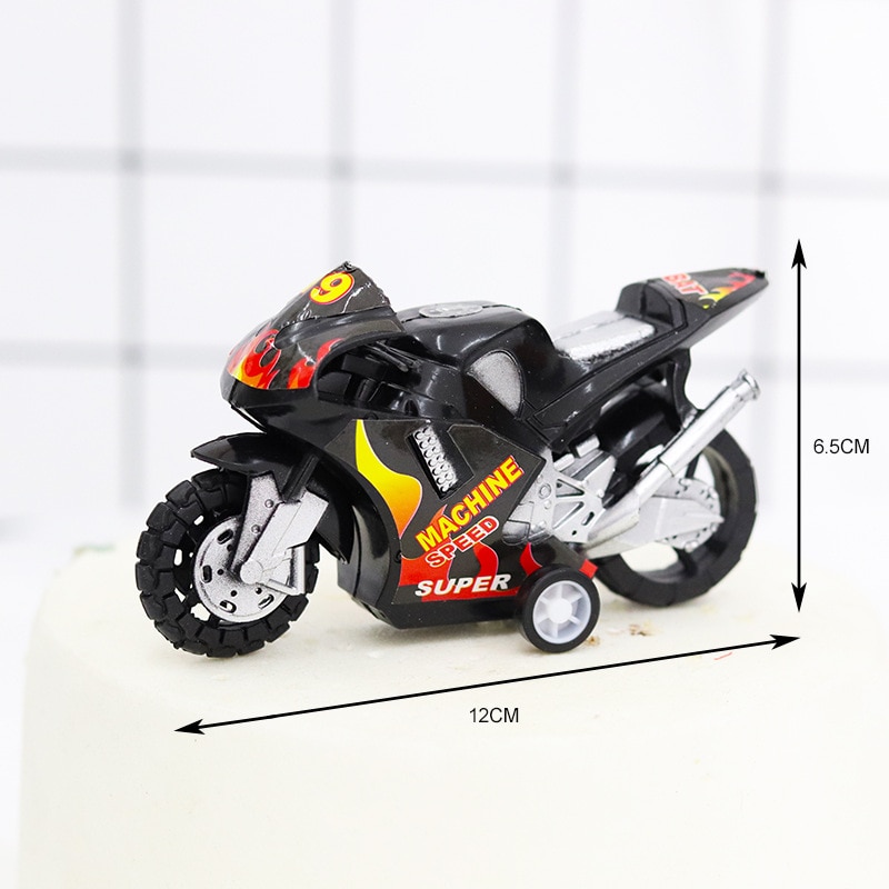 Verrückte Magie Finger Kunststoff Motorrad Modell Simulation Biegen Straße Mini Rennen Spielzeug Erwachsene Sammlung: 1