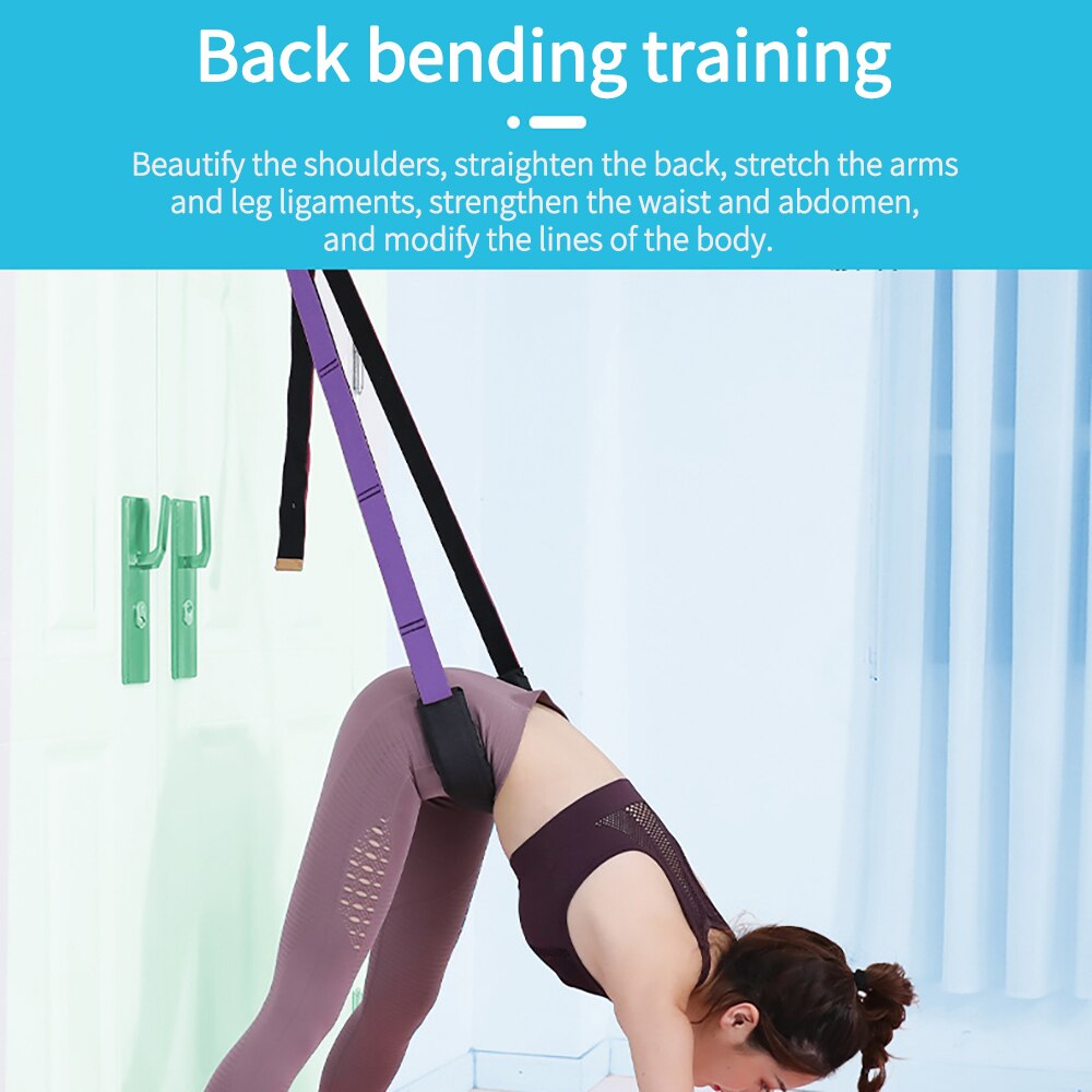 Riem Yoga Praktijk Flexibiliteit Omgekeerde Stretching Yoga Riem Multilayer Swing Verstelbare Antenne Hangmat Anti-Gravity Trainer