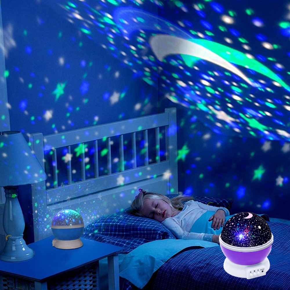 Meerdere Stars Sterrenhemel/Oceaan/Universe/Muziekspeler Romantische Led Nachtlampje Projector Kinderen Gaven Kinderen Slaapkamer night Lamp