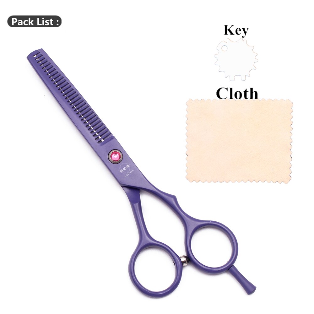 5.5" AQIABI Hair Cut Hairdressing Scissors 440C Thinning Scissors Barber Shears Hair Scissors A1013: A1013 Zi T 55N