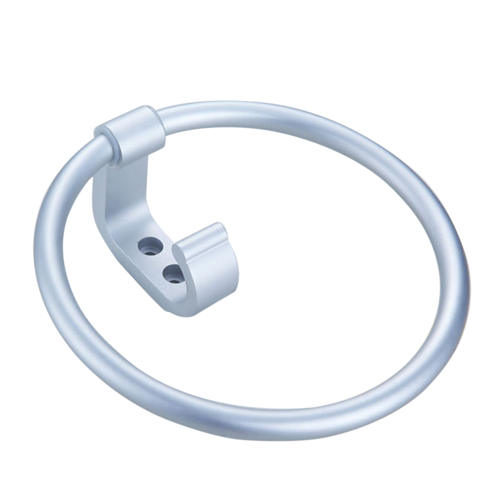 Handdoek Ring Wall Mounted Ronde Ruimte Aluminium Handdoek Hanger Handdoekenrek Handdoek Houder Met Haak voor Badkamer Hotels Keuken Wc