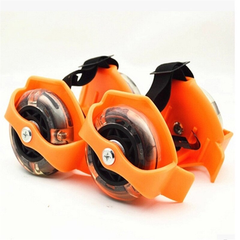 Colorful Flashing Roller Whirlwind Pulley Flash Wheels Heel Roller Adjustable Simply Skating Shoes toys For Kid