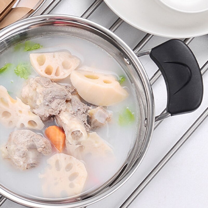 Stainless Steel Pot Double Bottom Soup Pot Nonnetic Cooking Multi-Purpose Cookware Non-Stick Pan General Use