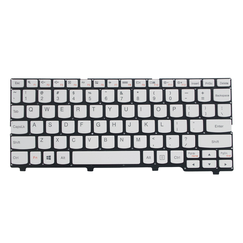 US laptop keyboard For Lenovo ideapad 100S 100S-11IBY 100S-11 English keyboard black/white