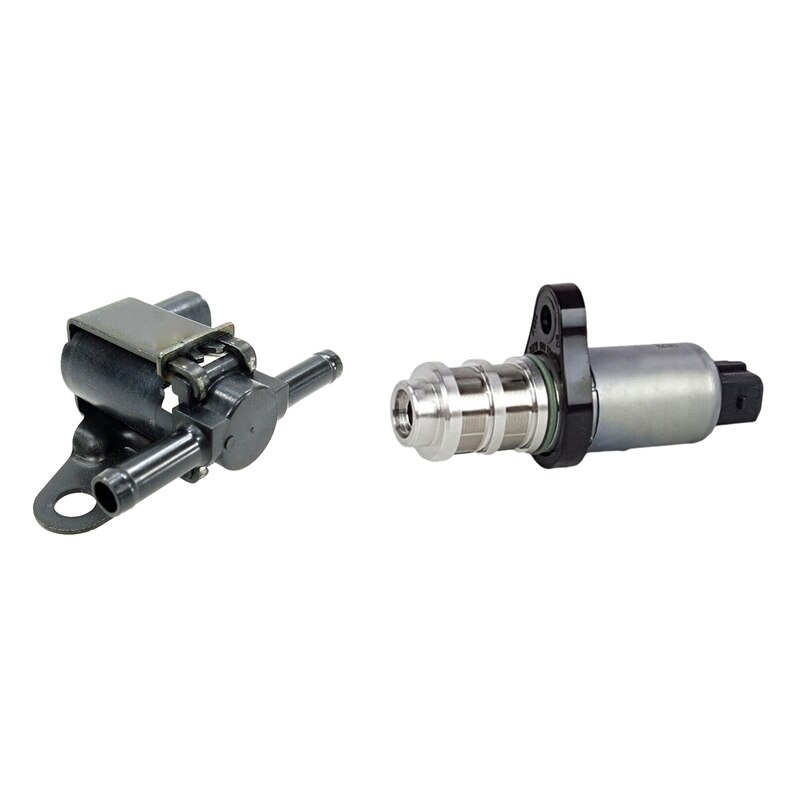 Automotive Pressure Control Valve Vacuum Solenoid Valve with Automobile VVT Control Valve Engine Oil Control Valve: Default Title