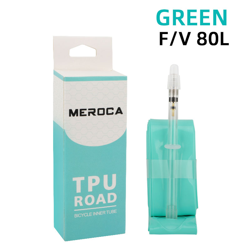 Meroca racercykel tpu-slang 700 x 23-32c fv 45l/65l/80l ultralätt racercykelslang: Himmelsblå