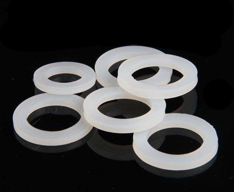 10 stuks o-ringen voor gegolfde buisafdichting voor boilers, 1/4 " 3/8 " 1/2 " 3/4 " 1 " 1.2 " 1.5 " siliconen afdichting, vlakke pakkingen, ring