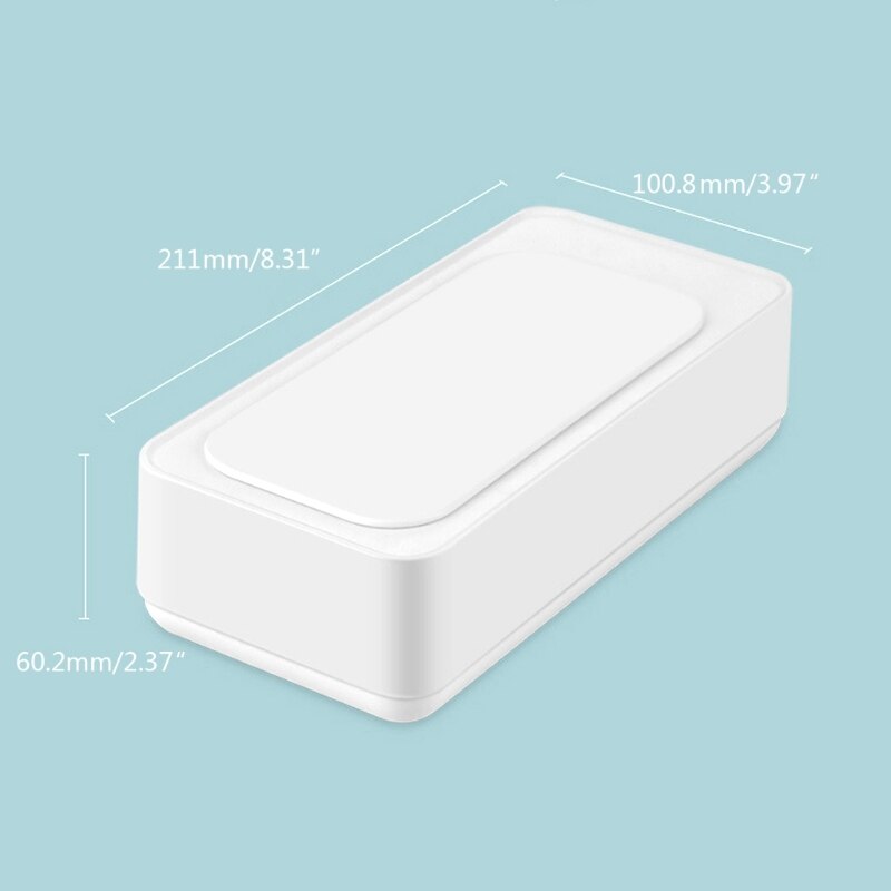 Ultrasoon sieradenreiniger ultrasoon reinigingsapparaat voor het reinigen van zilveren sieraden, brillen, ringen en horloges