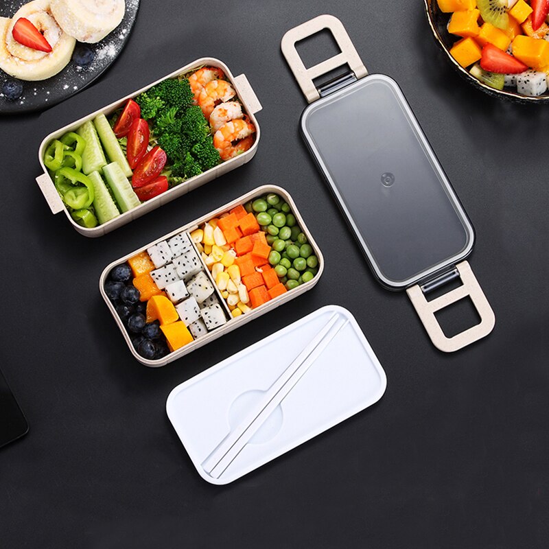 Boîte à Bento de boîte à déjeuner de Rantion pour le travailleur de bureau d'étudiant