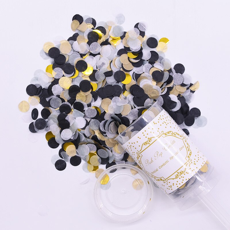 1Pc Blauw/Roze Geslacht Onthullen Party Decoratie Push Pop Confetti Poppers Kanonnen Het Een Jongen Meisje Baby onthullen Feestartikelen: B14