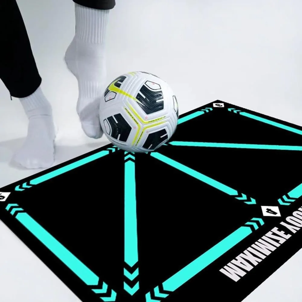 FußBall-Trainingsmatte, FußBall-Teppich, freundlicher-Trainingspaket, für Höhle Innenbereich, faltbar, für freundlicher und Erwachsene, Dribbeln, rutschfest, für freundlicher und Erwachsene, FußBall
