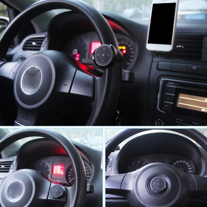 Auto Bluetooth Afstandsbediening Voor Android Telefoon En Ios Universele Stering Wheel Control Met 5 Knoppen