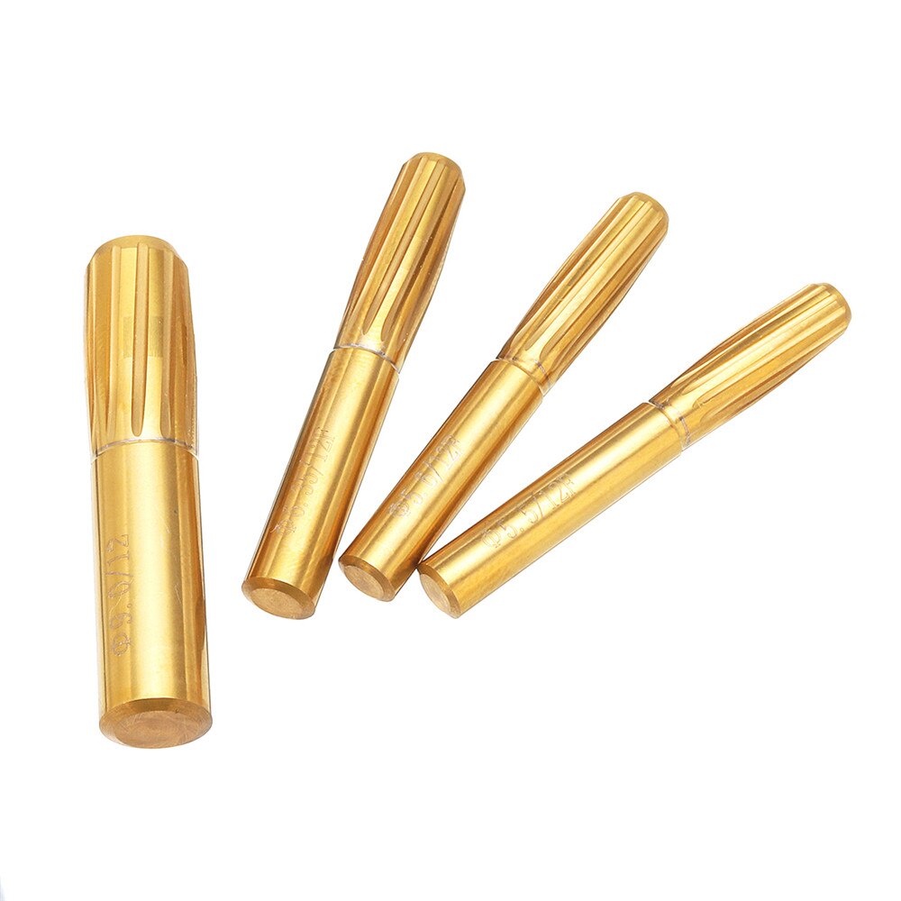 Rifling knappen brotsch 12 räfflor 5.5mm 5.6mm 6.35mm 9.0mm hård legering kammarspiralformad brotsch verktygsmaskinverktyg tillbehör