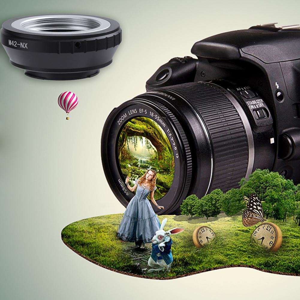 Anneau adaptateur d'objectif réglable haute précision M42-NX M42 lentille filetée à NX monture caméra Len anneau adaptateur pour Samsung NX11 NX10 NX5