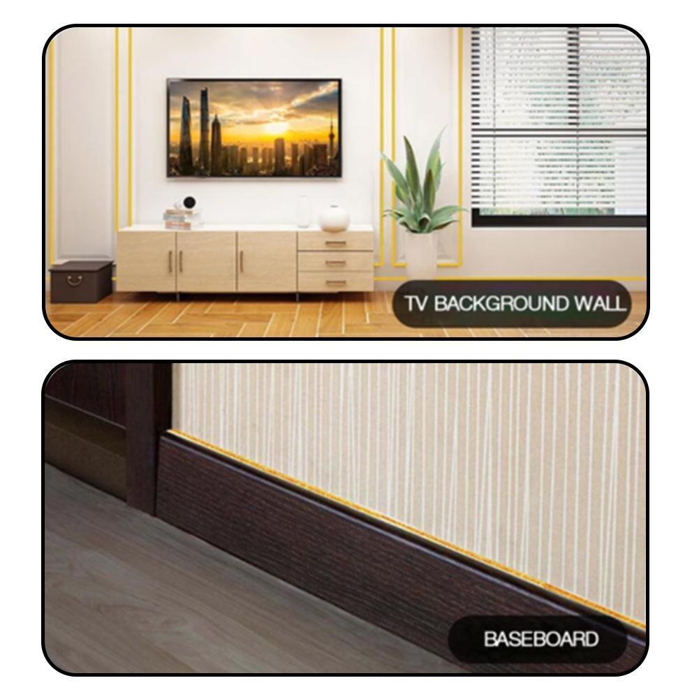 0.5cm/1cm gouden zilveren naadlijn tegel zelfklevende sticker vloer waterdicht waterdicht decor huis badkamer  t1 s 5