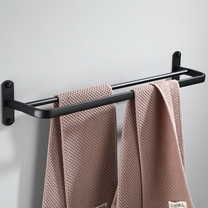 Handdoek Houder Handdoekenrek Handdoekhouder Handdoek Bar 40/50/60 Cm Wall Mounted Aluminium Badkamer Accessoires Handdoek Rail