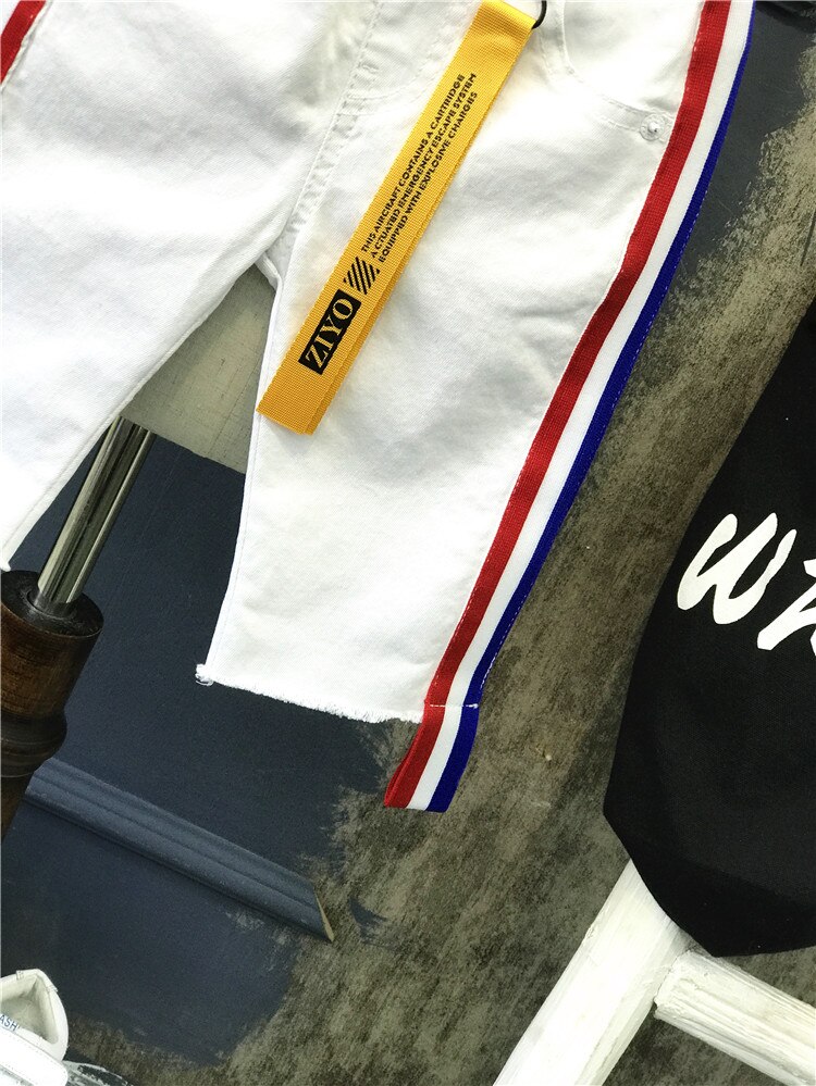 Nuovo Del Bambino dei ragazzi casuali shorts di Estate di Modo del foro rotto di Disegno Del Bambino di Abbigliamento Per Bambini Shorts per i ragazzi 2-7years