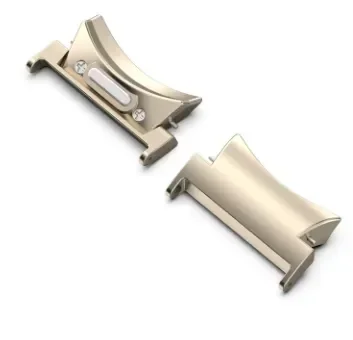 Quick Fit Connector für Samsung Galaxy Watch 6 5 4 10 44 mm für Galaxy Watch6 Classic 43 47 42 46 mm 2 Stück Edelstahl-Adapter: M / GREEN BLUE