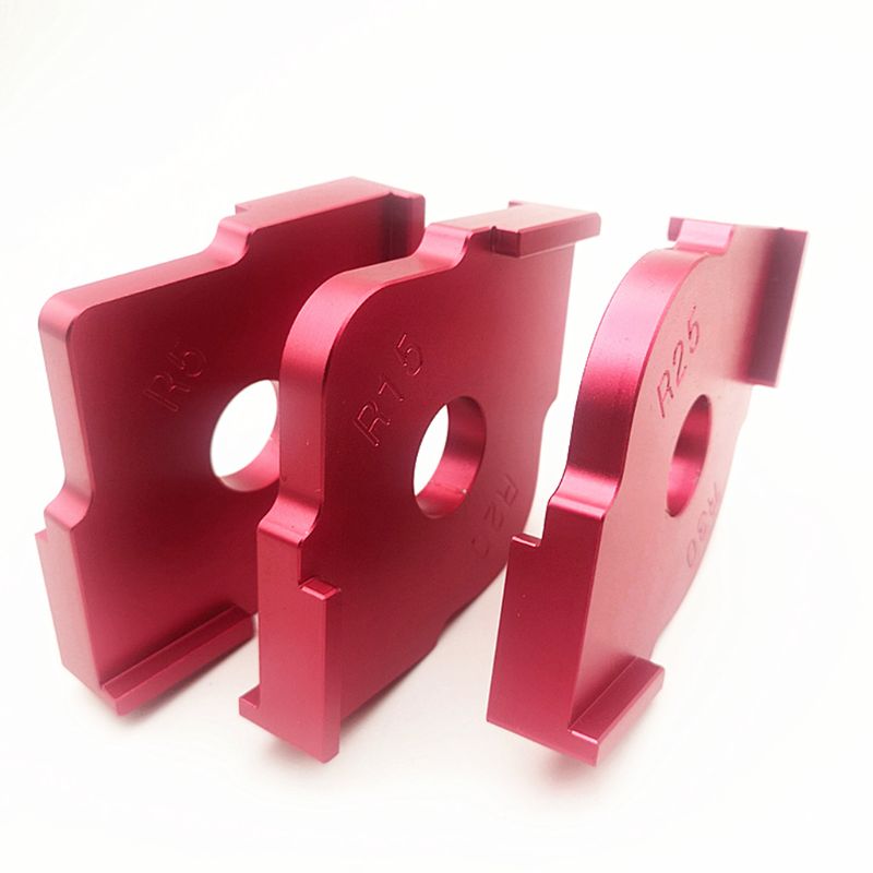 Woodworking Trimming Radius Jig Router Templates Aluminium Alloy Radius Corners R5 R10 R15 R20 R25 R30