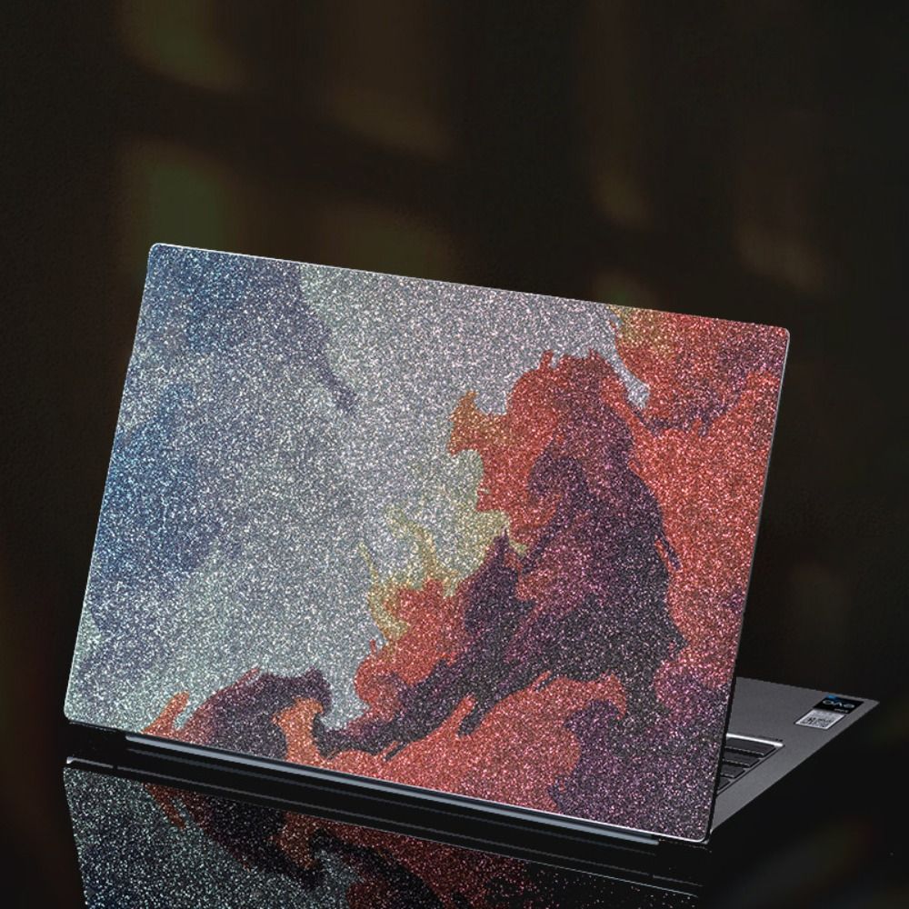 16inch Laptop Stickers Cover Shining Skins DIY Waterproof Ultrabook Decorate Decal for Macbook /HP / Dell / Lenovo / Acer: PURPLE