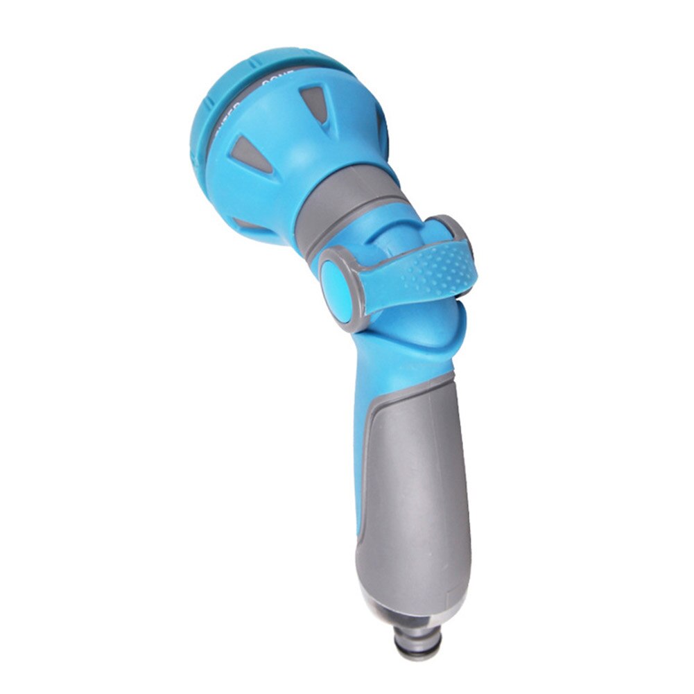 Vridbart huvud 8 mönster sprutmunstycke ergonomiskt handtag trädgårdsslang vatten sprinkler högtrycks biltvätt bevattningsverktyg