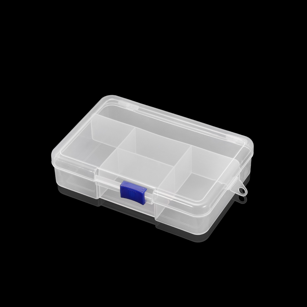 5 Grids Plastic Storage Box Jewelry Display Beads Earring Case Organizer DIY Jewelry Accessories Storage Supplies