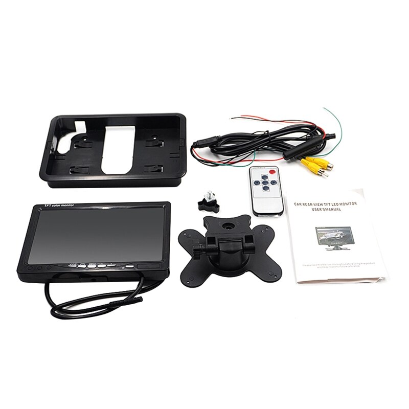 9V-36V 7Inch Tft Lcd-kleurenscherm Monitor Voor Auto Achteruitrijcamera Dvd Vcr Cctv hd Monitor 800X480 Voor Bus Truck: Default Title