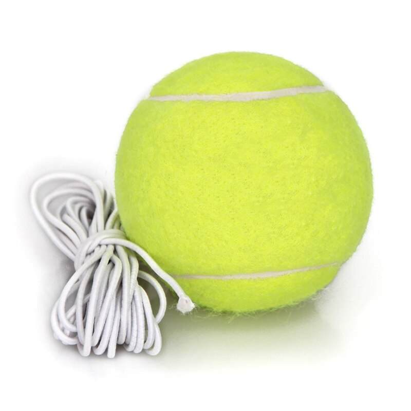 Tennis trener tennis ball trening enkelt selvstuderende trening rebound verktøy med elastisk tau på lager: Default Title