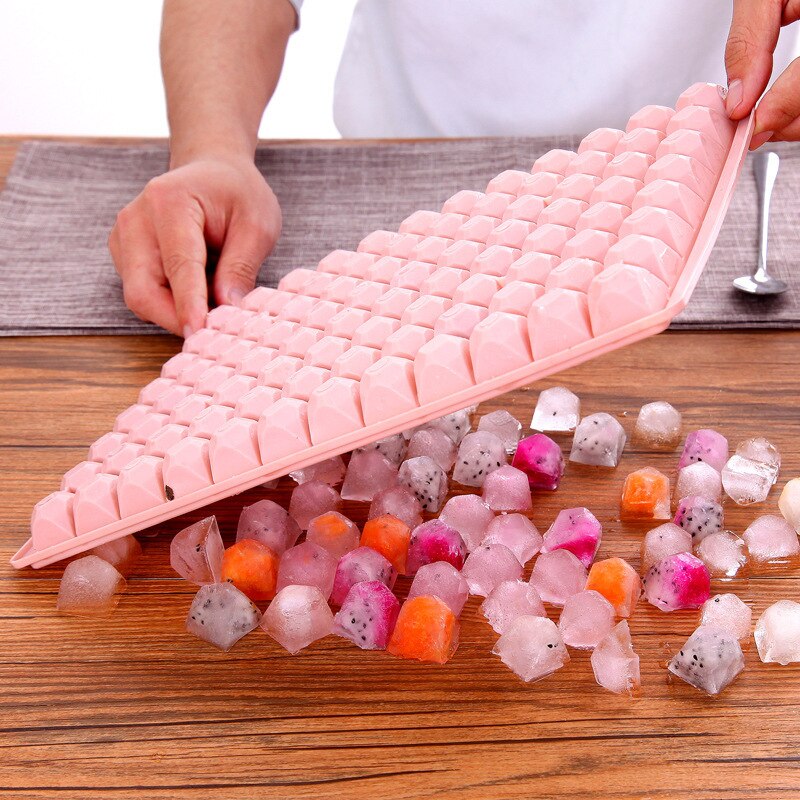 Diamond Ice Tray Ice Box Frozen Ice Cube Mold 60/96 Grids