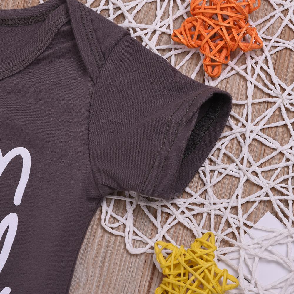 Jongens bodysuit baby tiny cottons zomer onesie mama + papa = ik letterprint newborn bodysuits zomer tante babykleding baby