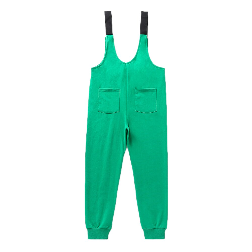 Kinderoveralls met print, lange casual groene bandjes, jumpsuit, kerstoutfits voor kinderen, peuterjumpsuit
