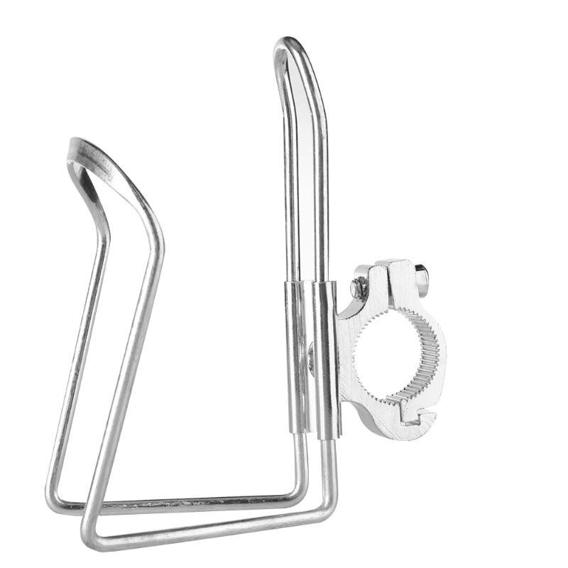 1Pc Bidonhouder Bekerhouders Basic Motorfiets Fiets Rack Elektrische Fietsen Aluminium Lichtgewicht Drank Bekerhouder: WHITE