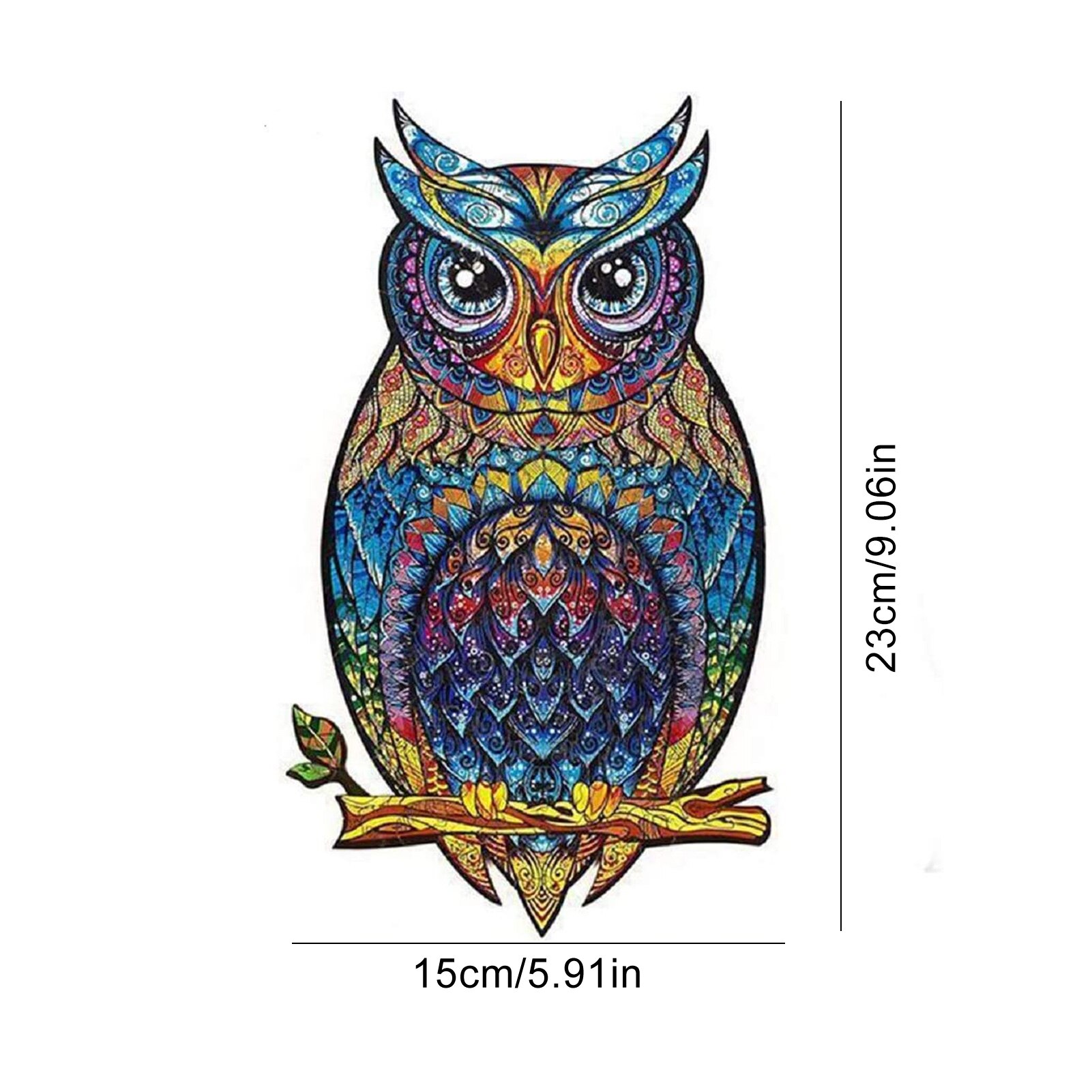 Unique Wooden Jigsaw Puzzles Mysterious Owl Puzzle For Adults Kids Educational Puzzle Fabulous Interactive Games Toy: R