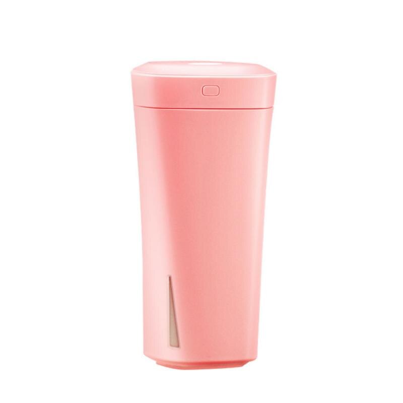 550ML ambona kolorowa lampa nawilżacz kreatywny samochód oczyszczacz powietrza USB samochód elektroniczny Atomizer samochód nawilżacz oleju odświeżacze powietrza: Czerwony