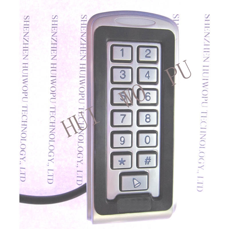 Metal keypad Metal access control Waterproof 125KHz Anti-vandal Standalone keypad Rain-proof