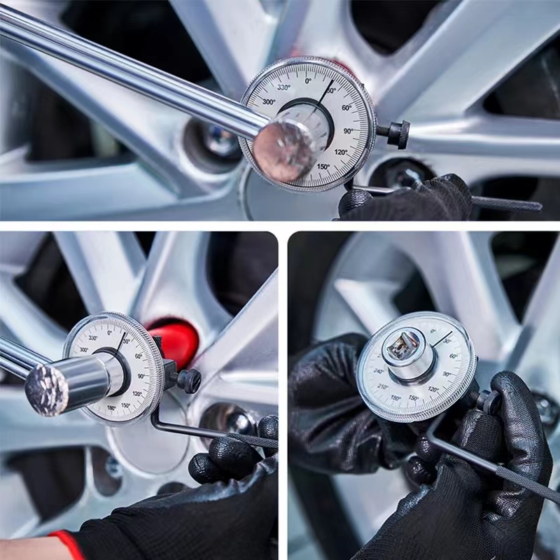 Llave dinamométrica, torquímetro, herramienta manual, equipo de servicio automático, garaje calibrado en grados, herramientas automotrices, reparación de automóviles