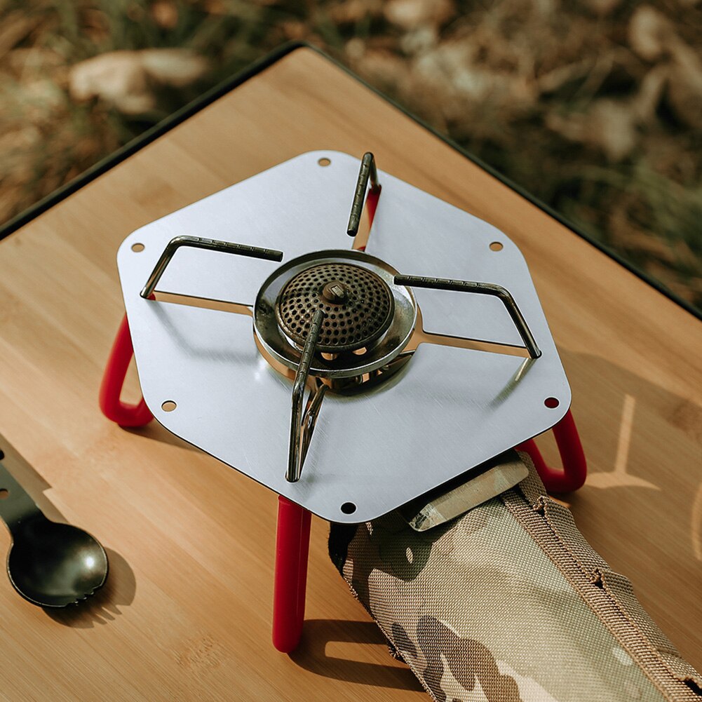 Outdoor Camping Stove Heat Shield Ultralight Insulation Protection Plate Stainless Steel Guard for SOTO ST310 Stoves