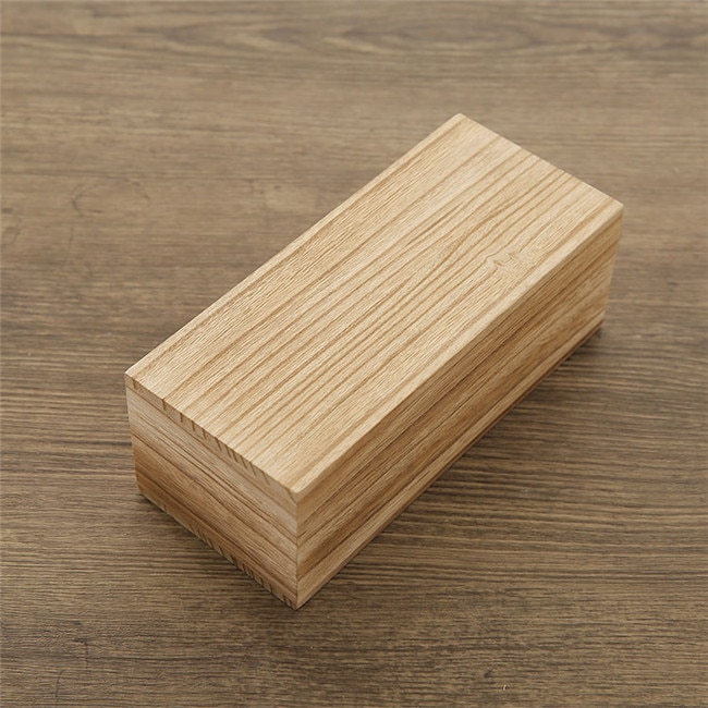 DIY Speciale aanbieding vintage bamboe houten doos rechthoekige paulownia doos desktop opbergdoos sieraden opbergdoos houten case