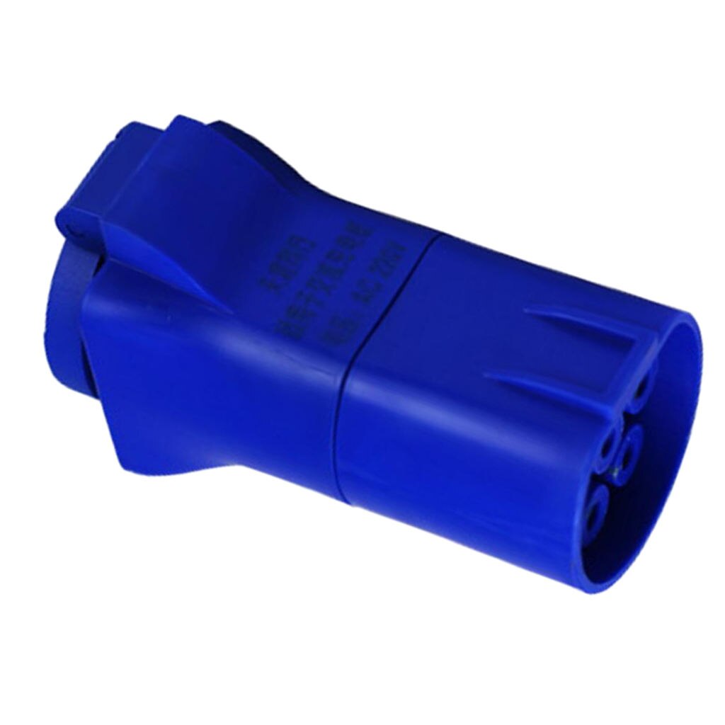 RV Power Cord Adapter Male To Female Camper Detachable 220V Blue 7 Prong