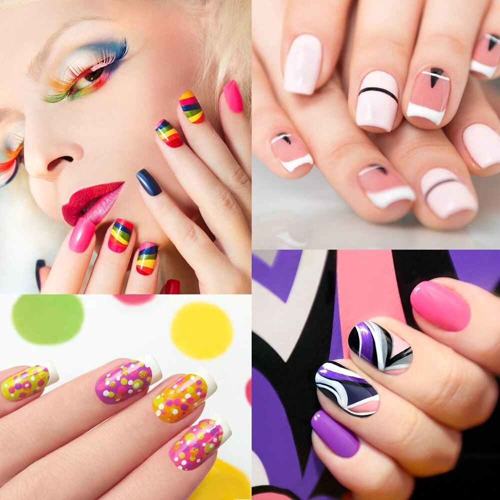 Nail art kwastenset, acryl, uv-gellak, stippen, schilderen, tekenen voor manicure, nagels, kwastenset, gereedschap